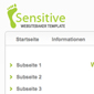 sensitive - Websitebaker Templates